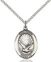 Sterling Silver Holy Spirit Pendant 8044