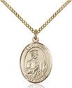 14kt Gold Filled St. Jude Thaddeus Pendant 8060