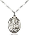 Sterling Silver St. Mark the Evangelist Pendant 8070