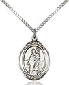 Sterling Silver St. Patrick Pendant 8084