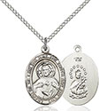 Sterling Silver Scapular Pendant 8098