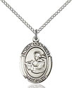 Sterling Silver St. Thomas Aquinas Pendant 8108