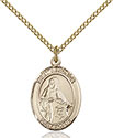 14kt Gold Filled St. Veronica Pendant 8110