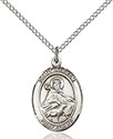 Sterling Silver St. William of Rochester Pendant 8114