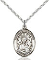 Sterling Silver O/L of La Vang Pendant 8115