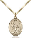 14kt Gold Filled St. Zachary Pendant 8116