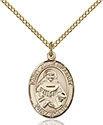 14kt Gold Filled St. Julie Billiart Pendant 8117