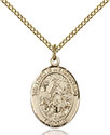 14kt Gold Filled Lord Is My Shepherd Pendant 8119