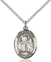 Sterling Silver St. Valentine of Rome Pendant 8121
