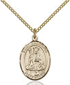 14kt Gold Filled St. Walburga Pendant 8126