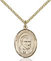 14kt Gold Filled St. Vincent De Paul Pendant 8134