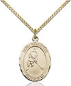 14kt Gold Filled St. Sebastian/Ice Hockey Pendant 8165