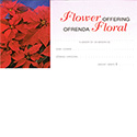 Offering Envelope Christmas Flower Bilingual 8449S