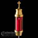Memorial Light Fixture with Ruby Globe 93702101