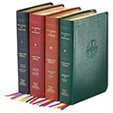 Liturgy of the Hours set of 4 Large Print Leather - 709/13