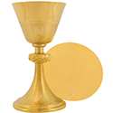 Chalice &amp; Ciborium &quot;Etched Collection&quot; A-2018