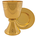 Chalice &amp; Ciborium &quot;Etched Collection&quot; A-2025