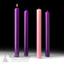 Purple Advent Candle Sets 51&#37; 1&#45;1&#47;2&#34; Diameter