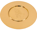 Footed Paten Engraved 374G