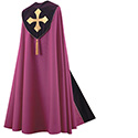 Cope Purple Maltese Cross C4147A7V