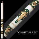 Eximious&#174; Hand Crafted &#34;Christus Rex&#153;&#34; Paschal Candle