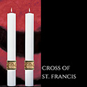 Cross of St&#46; Francis&#153; Altar Candles The SCULPTWAX&#174; Collection