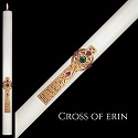 Eximious&#174; Hand Crafted &#34;Cross of Erin&#174;&#34; Paschal Candle