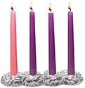 Advent Wreath hand made Swedish Crystal K1260