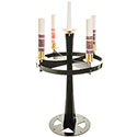 Advent Wreath Black with Brass K613