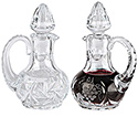 Pair of Crystal Cruets 2 oz Capacity K955