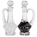 Pair of Crystal Cruets 5 oz Capacity K958