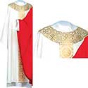 Chasuble XP Basic White&#47;Gold KC&#46;6018