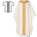 Dalmatic XP Basic White&#47;Gold&#47;Red KF&#46;6018