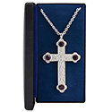 Pectoral Cross Amethyst PC-500S