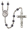 Santa Ana 6mm Hematite Rosary R6002S-8002SP