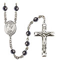 St. Helen 6mm Hematite Rosary R6002S-8043
