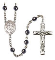 Sts. Peter &amp; Paul 6mm Hematite Rosary R6002S-8410