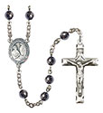 St. Mary Magdalene of Canossa 6mm Hematite Rosary R6002S-8429