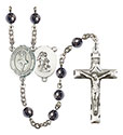Guardian Angel/Dance 6mm Hematite Rosary R6002S-8712