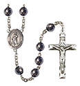 Santa Barbara 8mm Hematite Rosary R6003S-8006SP