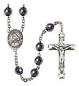 Virgen de la Divina Providencia 8mm Hematite Rosary R6003S-8087SP