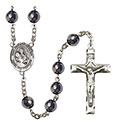 San Raymon Nonato 8mm Hematite Rosary R6003S-8091SP