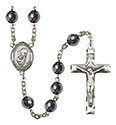 Blessed Trinity 8mm Hematite Rosary R6003S-8249