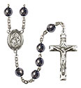 St. Marina 8mm Hematite Rosary R6003S-8379