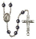 St. Raymond of Penafort 8mm Hematite Rosary R6003S-8385