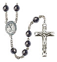 St. Mary Magdalene of Canossa 8mm Hematite Rosary R6003S-8429