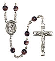 San Juan de la Cruz 7mm Brown Rosary R6004S-8232