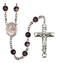 St. Fidelis 7mm Brown Rosary R6004S-8426