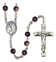 St. Mary Magdalene of Canossa 7mm Brown Rosary R6004S-8429