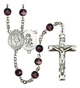 Guardian Angel/Dance 7mm Brown Rosary R6004S-8712